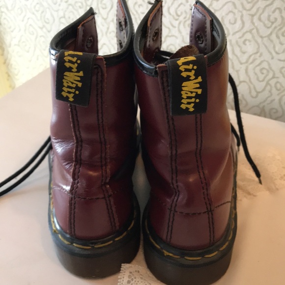 Vintage 90’s dark cherry Dr. Martens boots - Picture 4 of 12